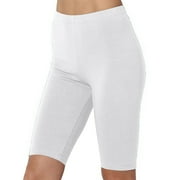 Xysaqa Compression Shorts Leggings for Women Yoga Running Gym Ladies Spandex Sports Active Shorts Biker